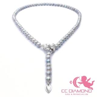【CC Diamond】日本AKOYA真多麻 Y式 項鍊(6-6.5mm)