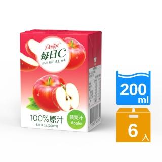 【每日C】100%蘋果汁(200ml*6入)