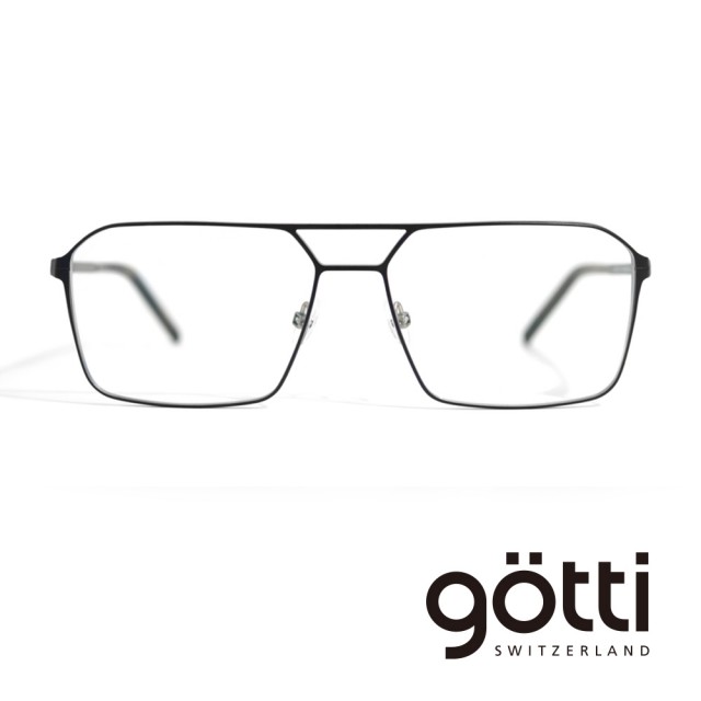 【Gotti】瑞士Gotti Switzerland 潮流雙槓飛行方框光學眼鏡(- JANNY)