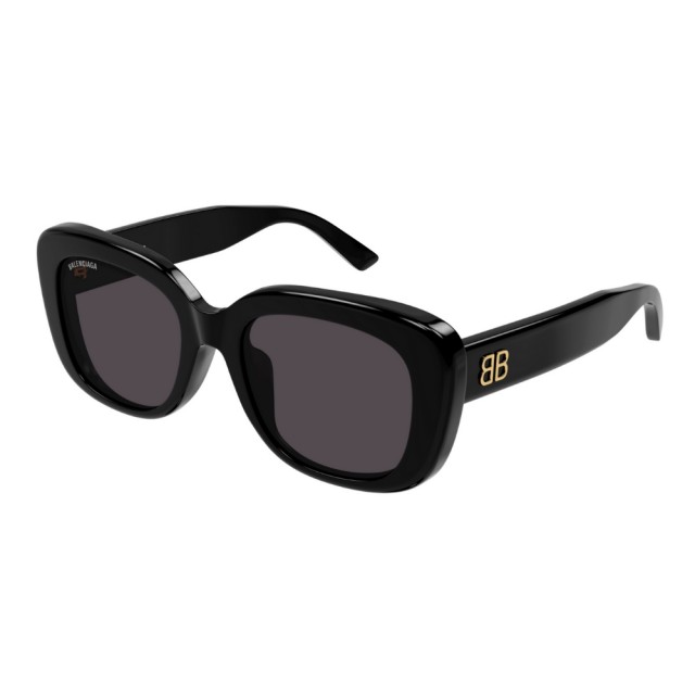 【Balenciaga 巴黎世家】復古膠框太陽眼鏡(BB0295SK-001 雙B LOGO)