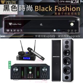 【金嗓】CPX-900 K2R+DB-7AN+JBL VM200+TDF M6(4TB點歌機+擴大機+無線麥克風+落地式喇叭)