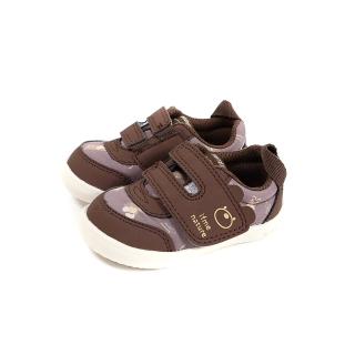 【IFME】IFME 運動鞋 嬰兒鞋 童鞋 咖啡/紫 小熊 小童 IF20-383411 no239