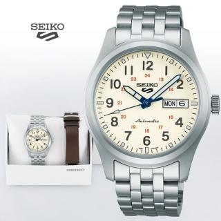 【SEIKO 精工】5 Sports 製錶110周年限量款 機械錶-39.4mm_SK028(SRPK41K1/4R36-15L0S 防水100米)
