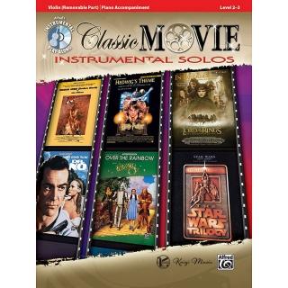 【Kaiyi Music 凱翊音樂】Classic Movie Instrumental Solos for Strings Violin Book & CD