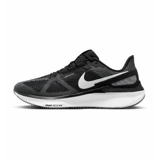 【NIKE 耐吉】Air Zoom Structure 25 男鞋 黑白色 訓練 網布 緩震 運動 慢跑鞋 DJ7883-002