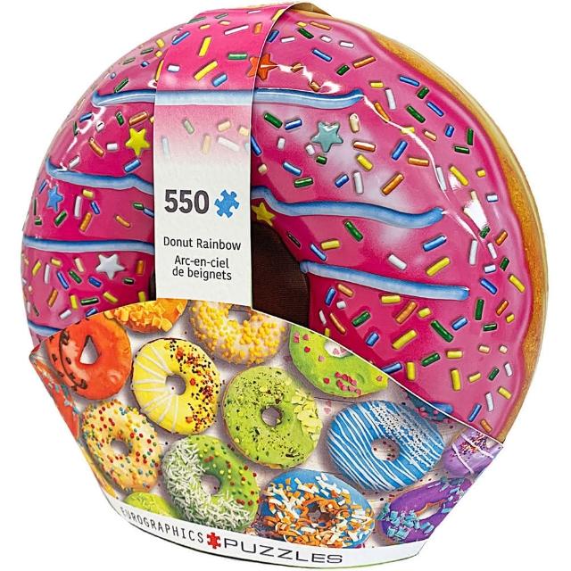 【Eurographics puzzles】鐵盒拼圖 甜甜圈 550片