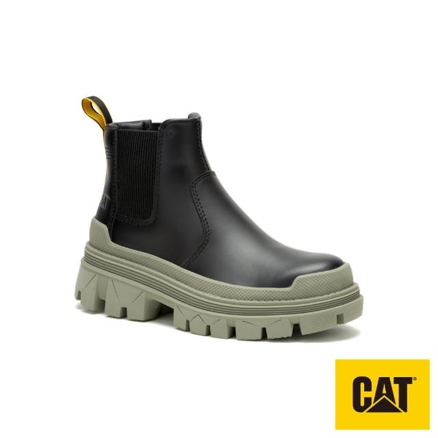 【CAT】HARDWEAR CHELSEA 硬派簡約風短靴 時尚黑 Unisex 男女款(CA111333/A)