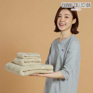 【YVONNE 以旺傢飾】純棉小方巾 30x30cm(小麥棕)