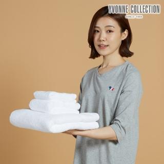 【YVONNE 以旺傢飾】純棉小方巾 30x30cm(白)