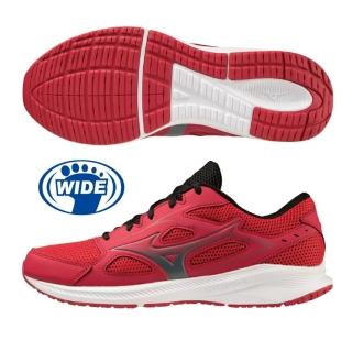【MIZUNO 美津濃】慢跑鞋 男鞋 運動鞋 緩震 一般型 寬楦 MAXIMIZER 26 紅 K1GA240005