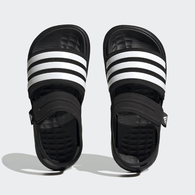 【adidas 愛迪達】涼鞋 中童 大童 運動 黑 HP5832(A4864)