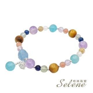 【Selene】海藍寶貔貅水晶手鍊(#20)