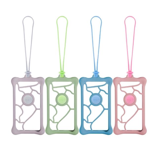【Bone 蹦克】逗扣泡泡綁二代 - KUSUMI Color  藍 綠 粉 紫(適用6.1-7.2吋 手機 保護殼套配件)