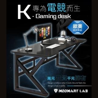 【木馬特實驗室】K型電競電腦桌-140公分(書桌 電腦桌 工作桌 辦公桌 居家辦公 桌子 木桌)