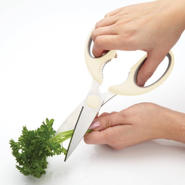 【KitchenCraft】磁吸料理剪刀(食物剪 多功能廚用剪刀 寶寶食物剪 副食品剪刀)