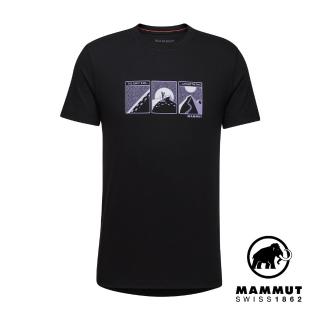 【Mammut 長毛象】Mammut Core T-Shirt Men First Line 機能短袖T恤 男款 黑色 #1017-04052
