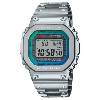 【CASIO 卡西歐】G-SHOCK 方形金屬電子錶(GMW-B5000PC-1)