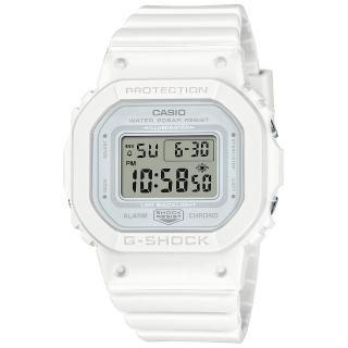 【CASIO 卡西歐】G-SHOCK WOMEN 輕巧電子錶 母親節 禮物(GMD-S5600BA-7/速)