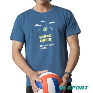【MISPORT 運動迷】台灣製 運動上衣 T恤-比賽結束 要不再來一局(MIT立體機能棉衣)