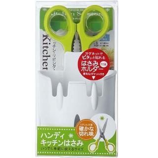 【GB 綠鐘】日本GB綠鐘Kitchen多用途附壁掛盒料理剪刀(G-2008)