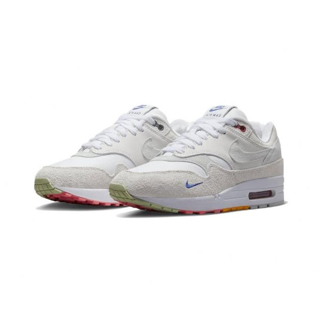 NIKE 耐吉】Nike Air Max 1 PRM 兔白米灰休閒鞋FB4959-121 - momo購物