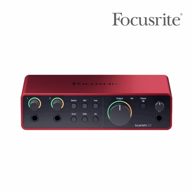 Focusrite】Scarlett 2i2 錄音介面第四代(原廠公司貨商品保固有保障