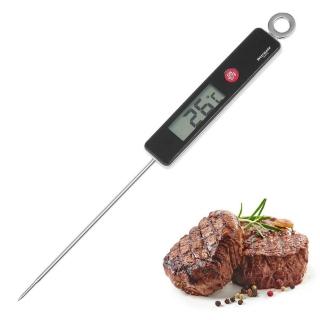 【Pulsiva】電子探針溫度計 黑(食物測溫 烹飪料理 電子測溫溫度計)
