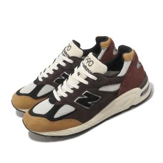 【NEW BALANCE】休閒鞋 990 V2 棕 咖啡 土黃 美製 男鞋 復古 麂皮 NB(M990BB2-D)