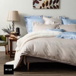 【HOLA】艾維卡埃及棉素色床包雙人晨駝