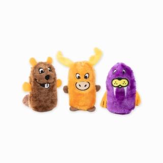 【ZippyPaws】毛茸茸夥伴-海狸、駝鹿、海象(狗狗玩具 寵物玩具 有聲玩具)