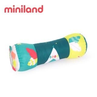 【西班牙Miniland】感官安撫&爬行滾筒44cm(安全鏡和響紙設計/不同紋理觸/高度比度顏色/西班牙原裝進口)