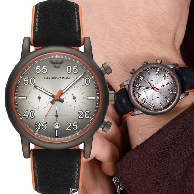 【EMPORIO ARMANI】亞曼尼 超凡時尚計時腕錶(AR11174)