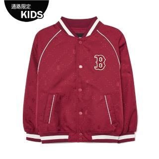 【MLB】童裝 棒球外套 MONOGRAM系列 波士頓紅襪隊(7AJPMD134-43WIS)