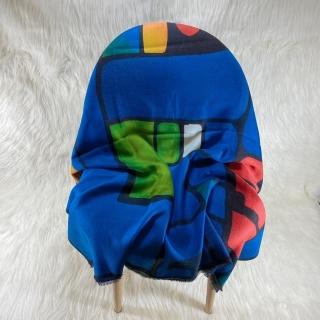 【F.M&Carol】披肩圍巾-寂靜設計師系列-100%純喀什米爾羊絨披肩(佩內洛)