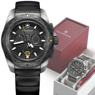 【VICTORINOX 瑞士維氏】I.N.O.X. 多功能 200米碳纖維 計時腕錶 43mm(VISA-242011)