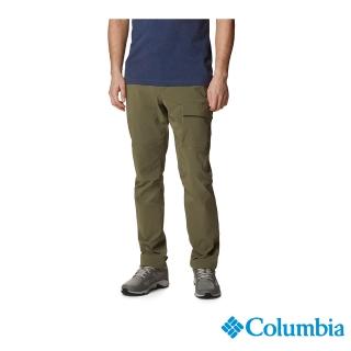 【Columbia 哥倫比亞 官方旗艦】男款-Maxtrail防潑休閒長褲-軍綠(UAE64690AG/HF)