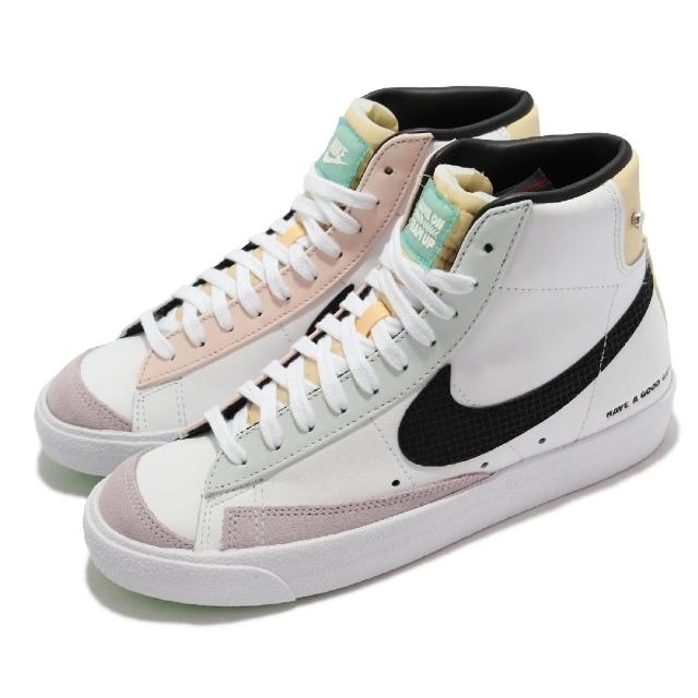 【NIKE 耐吉】休閒鞋Blazer Mid 77 運動女鞋經典款皮革穿搭後跟可