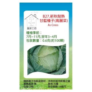 【蔬菜工坊】B27.新秋耐熱甘藍種子(高麗菜)
