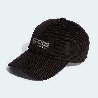 【adidas 愛迪達】帽子 棒球帽 運動帽 遮陽帽 LOW DAD CAP COR 黑 IB2664(3330)