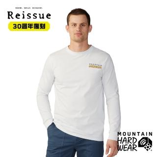 【Mountain Hardwear】Logo Landscape Long Sleeve 30週年限定-復刻Logo長袖棉質T恤 男款 霧堤白 #2042701