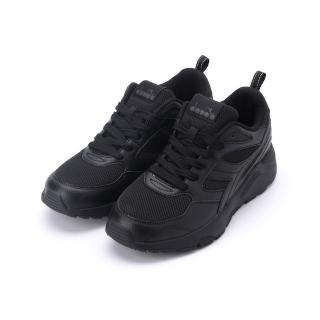 【DIADORA】學生輕量跑鞋 黑 男鞋 DA73292