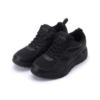 【DIADORA】學生輕量跑鞋 黑 女鞋 DA33685
