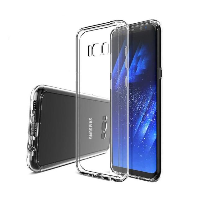 【Aguchi】Samsung Galaxy S8 5.8吋 高質感雙料材質 TPU軟邊框+PC硬背板 全覆式手機殼/保護套