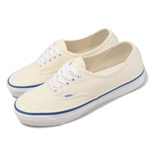 VANS】休閒鞋OG Authentic LX Vault 男鞋女鞋奶油白藍經典款帆布情侶鞋