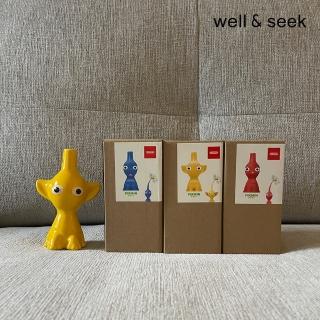 【Nintendo 任天堂】PIKMIN皮克敏_單枝花瓶 黃色/紅色/藍色(日本原裝/現貨)