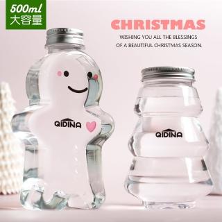 【QIDINA】聖誕限定造型大容量補充瓶500ml(精油 擴香 香氛 香水 珪藻土 擴香瓶 芳香 薰衣草)