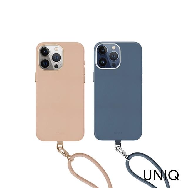 【UNIQ】iPhone 15 Pro Max 6.7吋 Coehl Muse質感可磁吸棉繩掛繩兩用手機殼