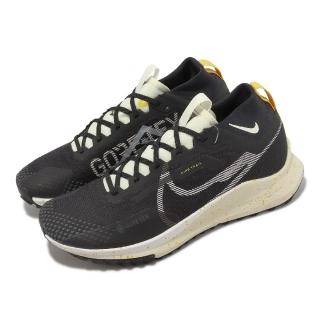 【NIKE 耐吉】越野跑鞋 React Pegasus Trail 4 GTX 男鞋 防水 黑 黃 戶外 運動鞋(DJ7926-005)