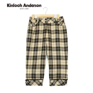【Kinloch Anderson】氣質百搭經典格紋七分褲 金安德森女裝(KA0165209 卡其)