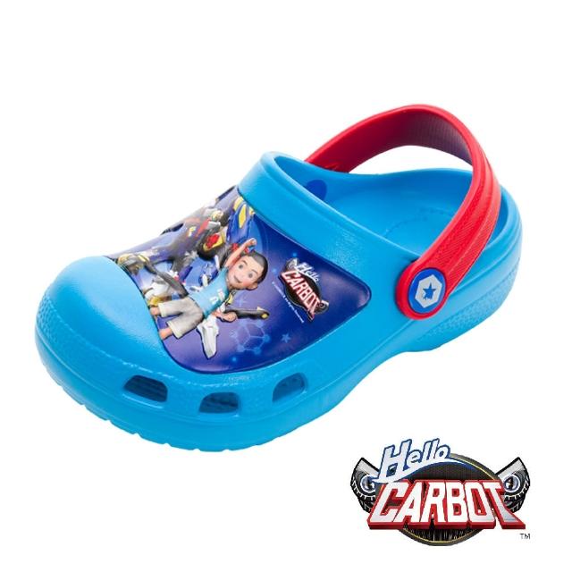 【HELLO CARBOT】正版童鞋 衝鋒戰士 電燈園丁鞋/穿脫方便 輕量 透氣 台灣製 藍(HCKG39146)